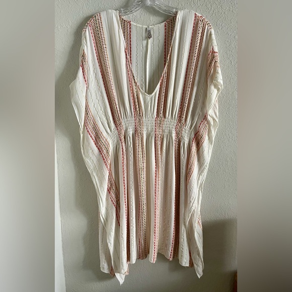 BECCA Multicolor Striped Swim Coverup - Picture 5 of 16